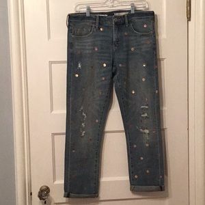 Anthropologie Pilcro and Letterpress Crop jeans